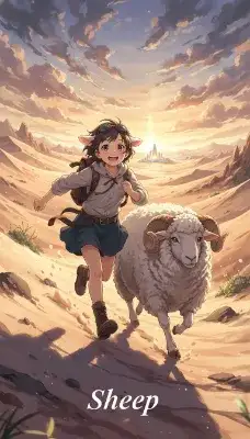 羊と共に駆ける砂漠の幻想城へ