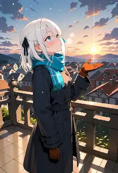 あれ？雪降ってきた？（小雪（11月22日頃 二十四節気））