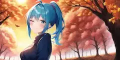 夕焼けの帰り道