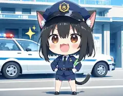 ヘタちゃんポリスニャ！