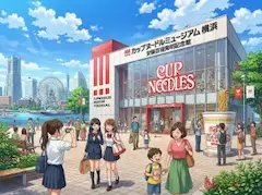 カップヌードルミュージアムでの青春一日