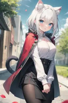 キツネ耳の女の子
