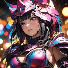 彩り輝く戦士の少女