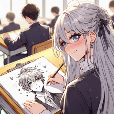 授業そっちのけ…