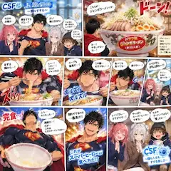 CSF　巨大ジャンボラーメンにヒーローレイジが挑む