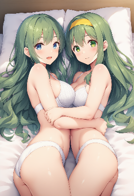 緑髪女子の秘密の夜