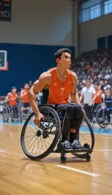 車椅子バスケットボール選手(パラスポーツの日,8月25日）