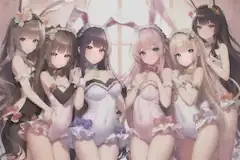 ウサギさんがいっぱい