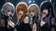 顔のいい女四人