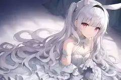 うさぎ姫のドレスアップ