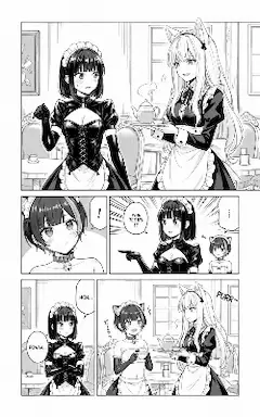 猫耳メイドのティータイム騒動