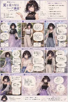 自由研究　夏のオシャレ