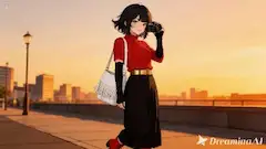 赤い服テーマのうちの子
