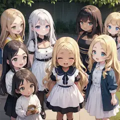 おでこちゃんと色んな国のお友達