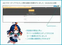 【2023/05/29①】ページアクセス時の速度改善を行いました