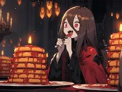ヴァンパイアのおやつタイム