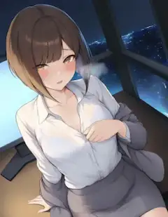 深夜オフィスの秘密の息抜き