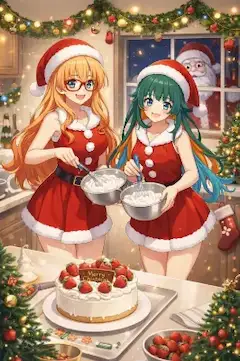 ケーキ作り