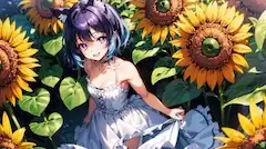 ひまわり畑🌻にて