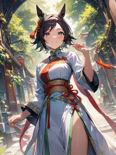 アオザイ美人【ウマ娘・ウイニングチケット】