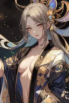 星屑に舞う幻想の美女