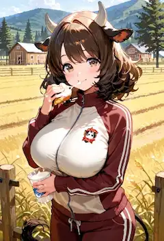 ジャージー娘のジャージ姿