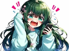 ｢ギャー！？！？｣（お題：八重歯）