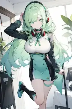 ヘッドホン娘