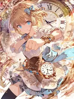 時を駆ける少女の拳。