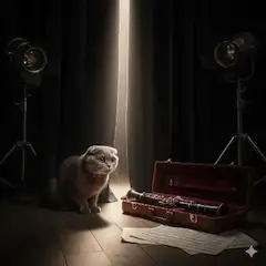 猫の秘密のステージデビュー