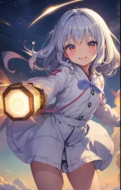 光線銃を持つ少女
