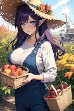 秋の収穫作業