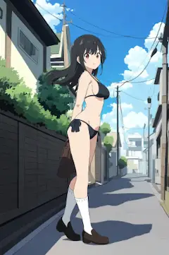 私服通学日はビキニ通学日