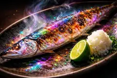 虹鱗の魚が語る海の伝説