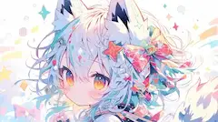 星屑を集めるキツネ少女の夢