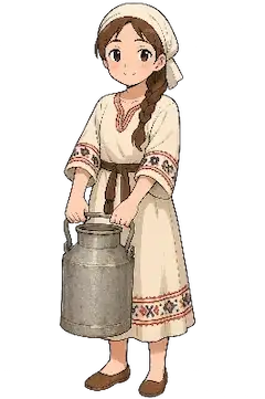 伝統的なトルコの少女