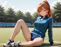 ジャージでブルマ