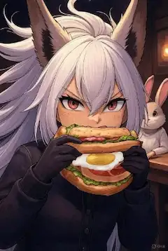 昼食のバーガーがでかすぎた問題