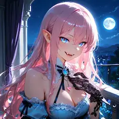 牙をむくバンパイア