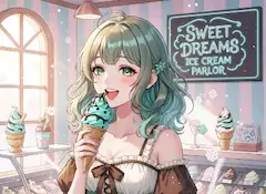 甘い夢のアイスガール