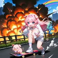 スケボーでミステリーサスペンス