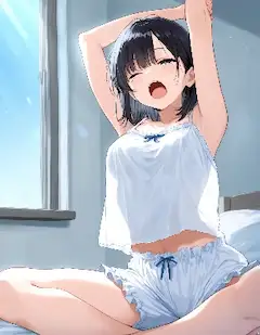 寝起き