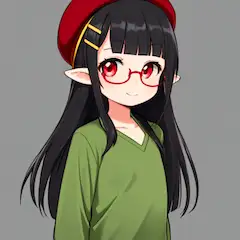 創作キャラ　阿良木文絵（アイコンver）