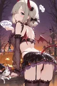 ハッピーハロウィン！悪魔少女