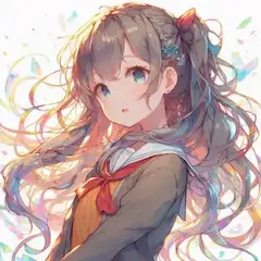紙吹雪舞う祝福の微笑み