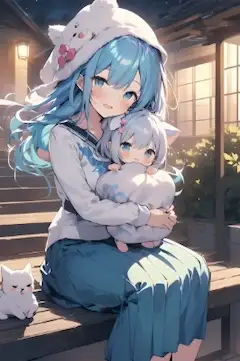 母子まいごねこ
