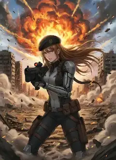 爆炎の戦士と崩壊の街