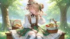 ピクニック（お題：金髪）