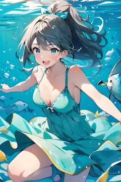 水中遊泳