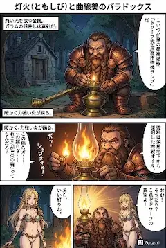灯火（ともしび）と曲線美のパラドックス